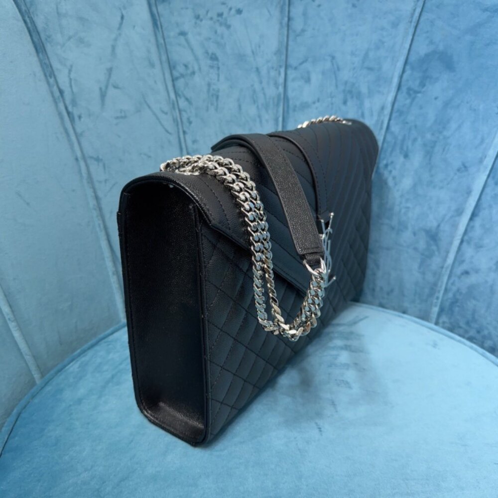 Yves Saint Laurent Large Envelope Two-way Bag - Picture 3 of 9